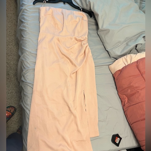 Women's Cushnie Blush Strapless Dress Size 8 - Picture 5 of 6